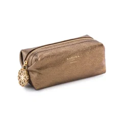 Aleksandra Badura - Small Leather Goods - Multipurpose Pouch in Goatskin - Gold - Luxury High Quality - Avvenice