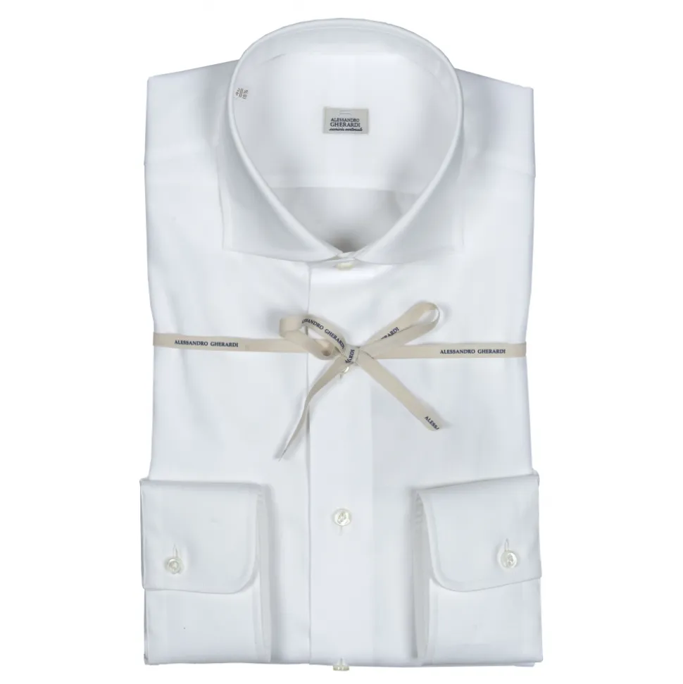Alessandro Gherardi - Long Sleeve Shirt - White - Shirt - Handmade in Italy - Luxury Exclusive Collection - Avvenice