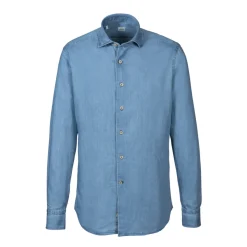 Alessandro Gherardi - Long Sleeve Shirt - Light Denim - Shirt - Handmade in Italy - Luxury Exclusive Collection - Avvenice