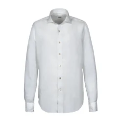 Alessandro Gherardi - Long Sleeve Shirt - White Linen - Shirt - Handmade in Italy - Luxury Exclusive Collection - Avvenice