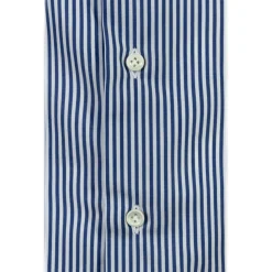 Alessandro Gherardi - Long Sleeve Shirt - Blue Stripe - Shirt - Handmade in Italy - Luxury Exclusive Collection - Avvenice