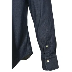 Alessandro Gherardi - Long Sleeve Shirt - Very Dark Denim - Shirt - Handmade in Italy - Luxury Exclusive Collection - Avvenice