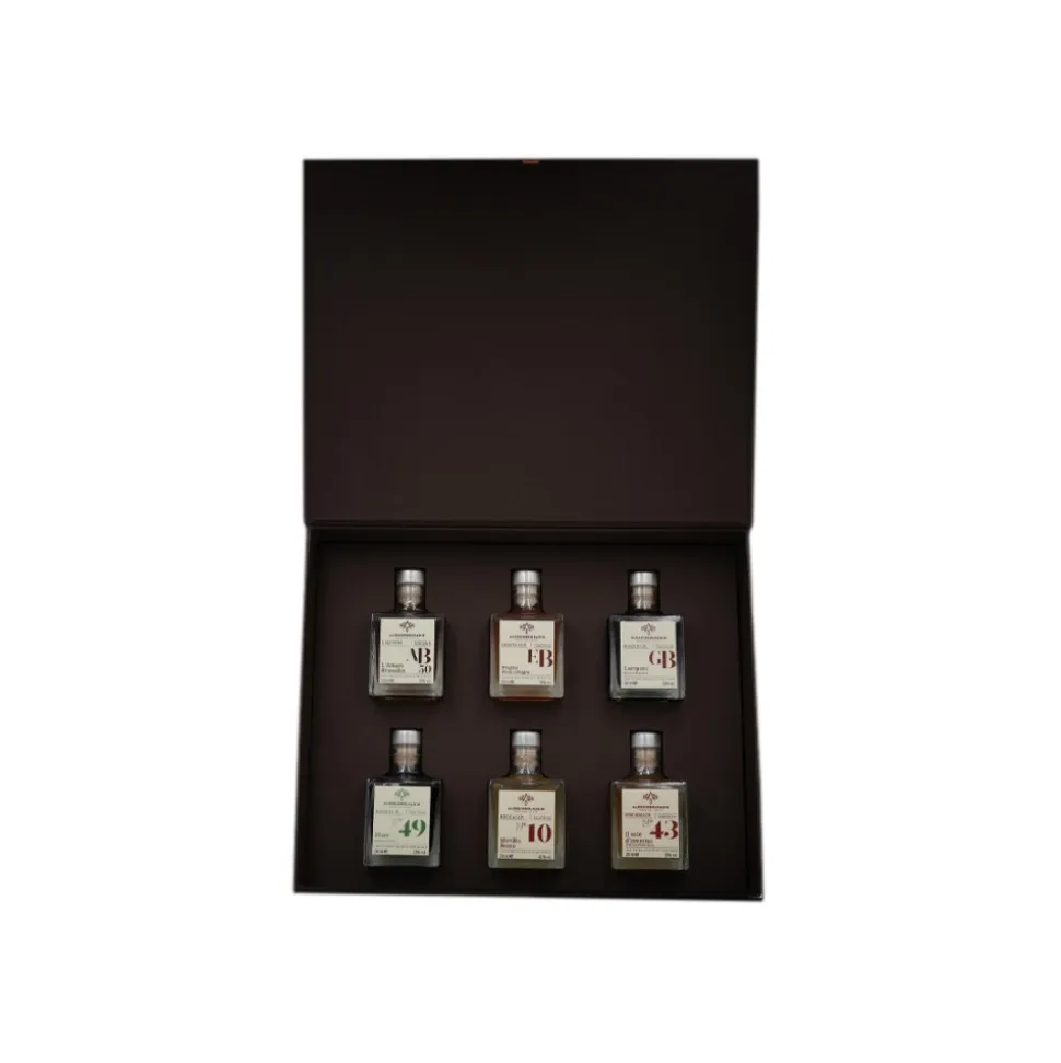 Alessio Brusadin - Gift Box - Liquor Selection - Handmade - Made in Italy - Avvenice
