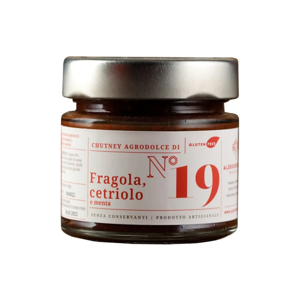 Alessio Brusadin - Strawberry, Cucumber and Mint Chutney - Chutney - Artisan Chutney - Avvenice