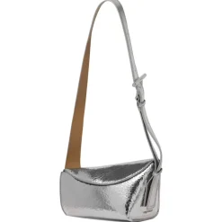 Alexander McQueen - Asymmetrical Shoulder Bag - Silver - Alexander McQueen Exclusive Luxury Collection - Avvenice