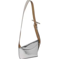 Alexander McQueen - Asymmetrical Shoulder Bag - Silver - Alexander McQueen Exclusive Luxury Collection - Avvenice