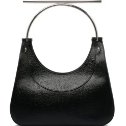 Alexander McQueen - Black Full Grain Lambskin Cross-Bar Bag - Black - Exclusive Luxury Collection - Avvenice