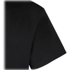 Alexander McQueen - Crew Neck T-Shirt - Black Red - Alexander McQueen Exclusive Luxury Collection - Avvenice