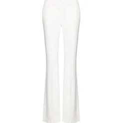 Alexander McQueen - Flared Trouser - White - Alexander McQueen Exclusive Luxury Collection - Avvenice