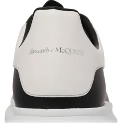 Alexander McQueen - Larry Sneakers - Black White - Alexander McQueen Exclusive Luxury Collection - Avvenice
