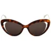 Alexander McQueen - Open Wire Sunglasses - Havana - Alexander McQueen Eyewear - Avvenice