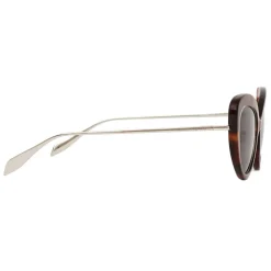 Alexander McQueen - Open Wire Sunglasses - Havana - Alexander McQueen Eyewear - Avvenice