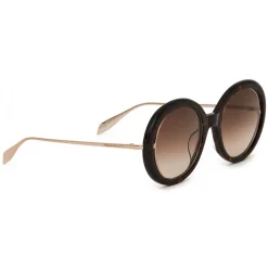 Alexander McQueen - Open Wire Sunglasses - Havana - Alexander McQueen Eyewear - Avvenice
