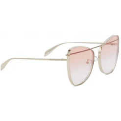 Alexander McQueen - Piercing Butterfly Sunglasses - Antique Gold - Alexander McQueen Eyewear - Avvenice