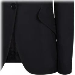 Alexander McQueen - Single Breasted Blazer - Black - Alexander McQueen Exclusive Luxury Collection - Avvenice