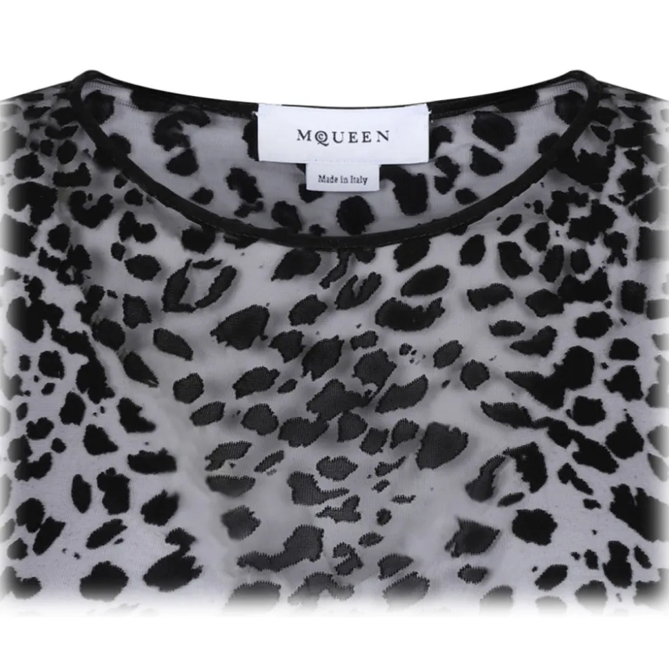 Alexander McQueen - Top Longsleeve - Black - Alexander McQueen Exclusive Luxury Collection - Avvenice