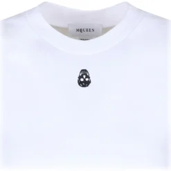 Alexander McQueen - White Cut & Sew T-Shirt - White - Alexander McQueen Exclusive Luxury Collection - Avvenice