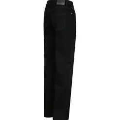 Alexander McQueen - Wide Leg Jeans - Black - Alexander McQueen Exclusive Luxury Collection - Avvenice