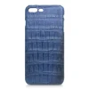 Ammoment - Caiman in Degrade Light-Dark Blue - Leather Cover - iPhone 8 Plus / 7 Plus - Avvenice