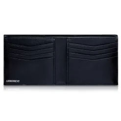 Ammoment - Caiman in Degrade Coal New Age - Leather Bifold Wallet - Avvenice