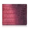 Ammoment - Caiman in Degrade Terracota-Black - Leather Bifold Wallet - Avvenice