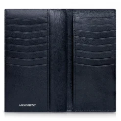 Ammoment - Caiman in Degrade Navy-Black - Leather Breast Wallet - Avvenice