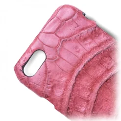 Ammoment - Caiman in Degrade Terracota-Black - Leather Cover - iPhone 8 / 7 - Avvenice