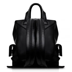 Ammoment - Python in Black - Leather Zane Small Backpack - Avvenice