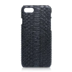 Ammoment - Python in Black - Leather Cover - iPhone 8 / 7 - Avvenice