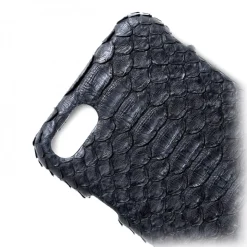 Ammoment - Python in Black - Leather Cover - iPhone 8 / 7 - Avvenice