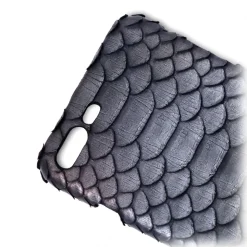 Ammoment - Python in Calcite Grey - Leather Cover - iPhone 8 Plus / 7 Plus - Avvenice