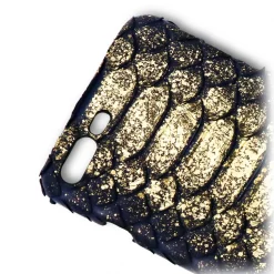 Ammoment - Python in Demeter Gold - Leather Cover - iPhone 8 Plus / 7 Plus - Avvenice