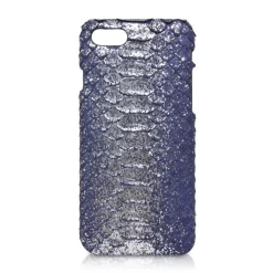 Ammoment - Python in Demeter Silver - Leather Cover - iPhone 8 / 7 - Avvenice