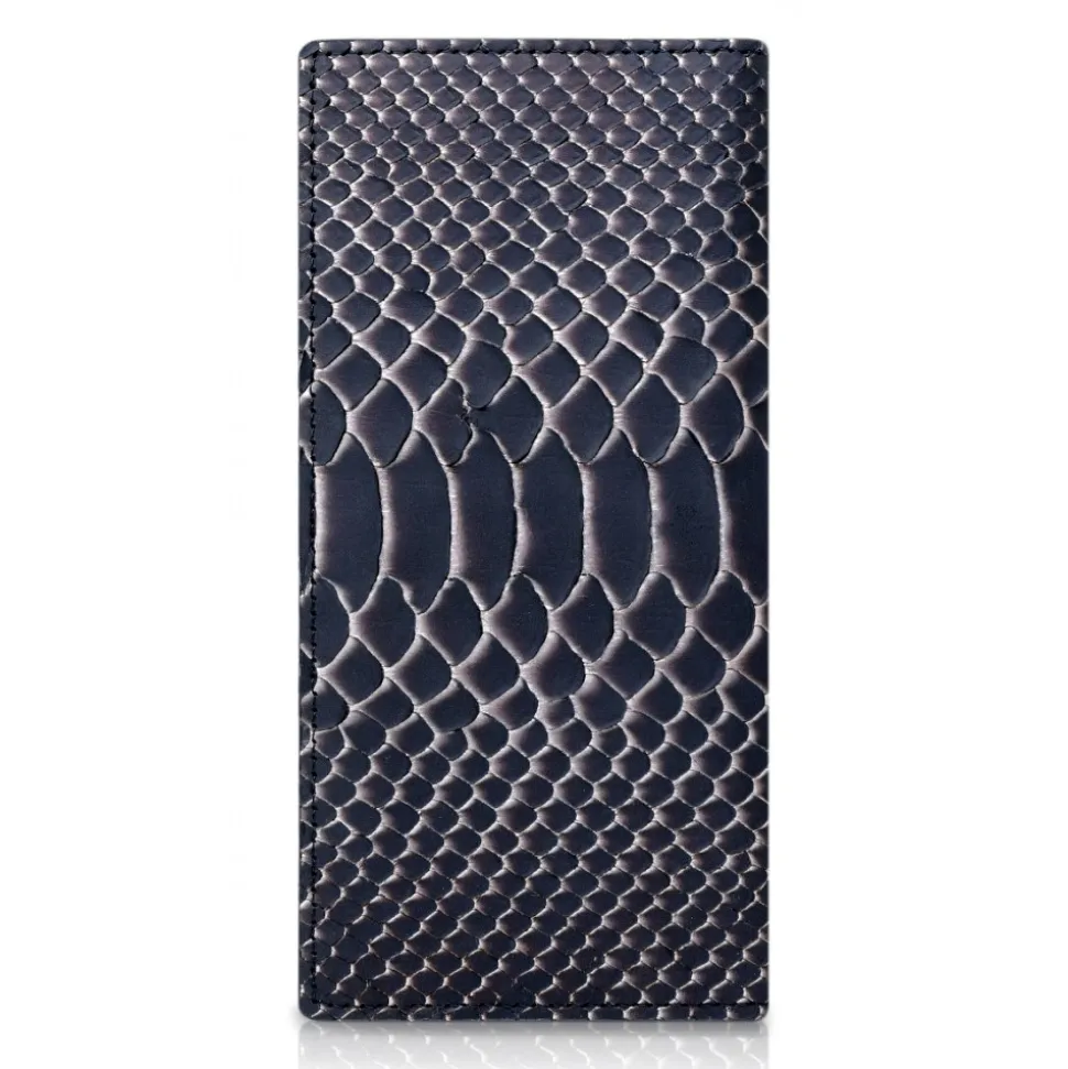 Ammoment - Python in Pepite Rose - Leather Breast Wallet - Avvenice