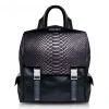 Ammoment - Python in Pepite Rose - Leather Zane Small Backpack - Avvenice