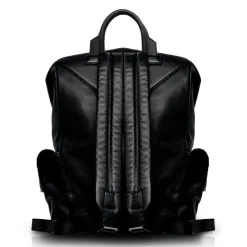 Ammoment - Python in Petale Blue - Leather Zane Large Backpack - Avvenice