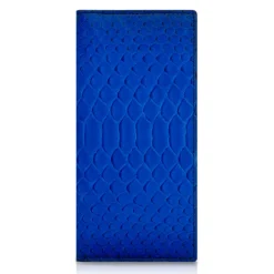Ammoment - Python in Petale Blue - Leather Breast Wallet - Avvenice