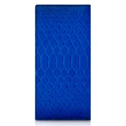 Ammoment - Python in Petale Blue - Leather Breast Wallet - Avvenice