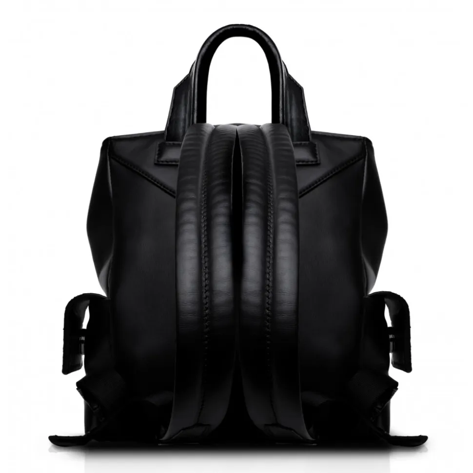 Ammoment - Python in Petale Blue - Leather Zane Small Backpack - Avvenice