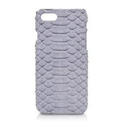 Ammoment - Python in Pomice Grey - Leather Cover - iPhone 8 / 7 - Avvenice