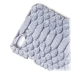 Ammoment - Python in Pomice Grey - Leather Cover - iPhone 8 Plus / 7 Plus - Avvenice