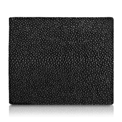 Ammoment - Stingray in Black - Leather Bifold Wallet - Avvenice