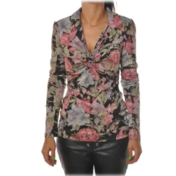 Aniye By - Floral Patterned Top - Multicolor - Top - Made in Italy - Luxury Exclusive Collection - Avvenice