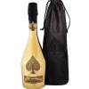 Armand de Brignac Champagne - Brut Gold - Velvet Bag - Pinot Noir - Luxury Limited Edition - 750 ml - Avvenice