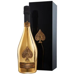 Armand de Brignac Champagne - Brut Gold - Wooden Box - Pinot Noir - Luxury Limited Edition - 750 ml - Avvenice