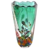 Ars Cenedese Murano - Acquario Vase - Handcrafted Venetian Vase Handmade by Venetian Glassmasters - High Quality Luxury - Avvenice