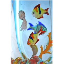 Ars Cenedese Murano - Acquamare Vase - Handcrafted Venetian Vase Handmade by Venetian Glassmasters - High Quality Luxury - Avvenice