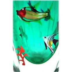 Ars Cenedese Murano - Acquario Modern Vase - Handcrafted Venetian Vase Handmade by Venetian Glassmasters - High Quality Luxury - Avvenice