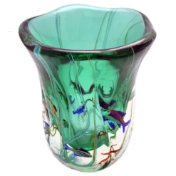Ars Cenedese Murano - Acquario Modern Vase - Handcrafted Venetian Vase Handmade by Venetian Glassmasters - High Quality Luxury - Avvenice