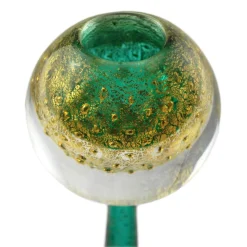 Ars Cenedese Murano - Set of Sommerso Candlesticks - Bollinato Gold - Candlesticks Handmade by Venetian Glassmasters - Luxury - Avvenice